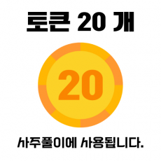 토큰 20개